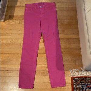 J brand dark pink jeans